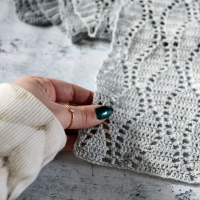 Eindeloze Golven sjaal PDF Patroon